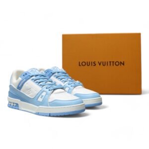 LV Trainer Sneaker White/Blue