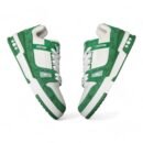 LV Trainer Sneaker White/Green