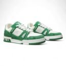LV Trainer Sneaker White/Green