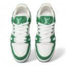 LV Trainer Sneaker White/Green