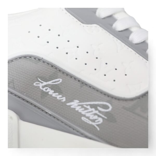 LV Trainer Sneaker White/Grey - Image 7