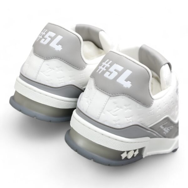 LV Trainer Sneaker White/Grey - Image 5
