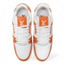 LV Trainer Sneaker White/Orange