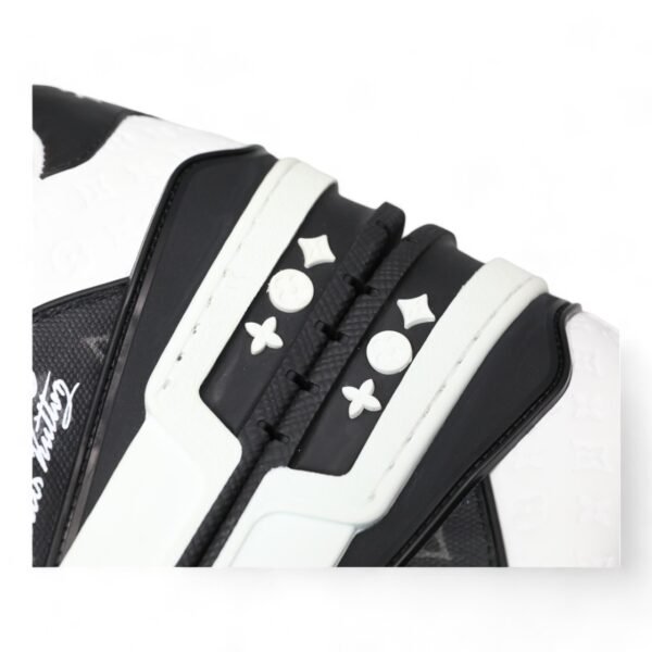LV Trainer Sneaker White/Black - Image 3