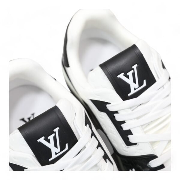 LV Trainer Sneaker White/Black - Image 6