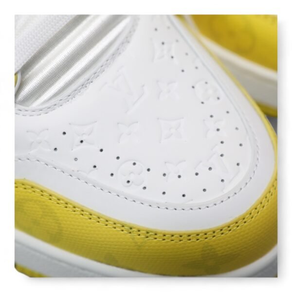 LV Trainer Sneaker White/Yellow - Image 3