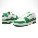 LV Trainer Sneaker White/Green