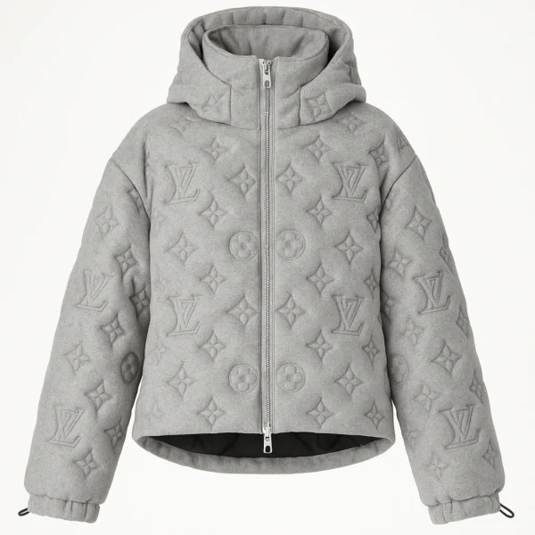LV Puffer Jacket Grey