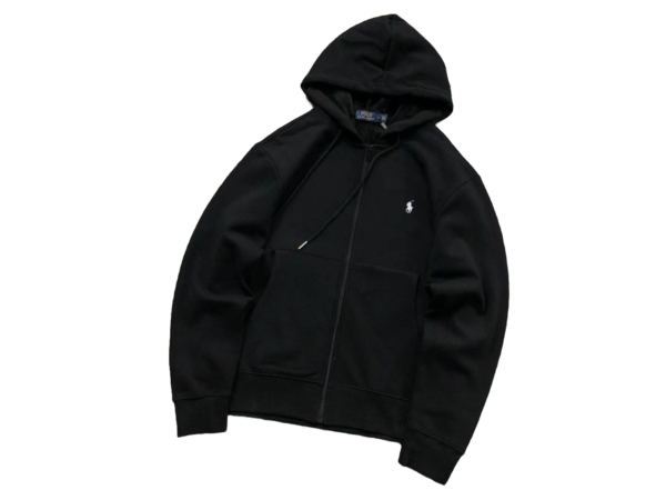 Polo Ralph Lauren Zipper Hoodie Black