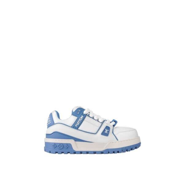 LV Trainer Maxi Sneaker White Blue - Image 4