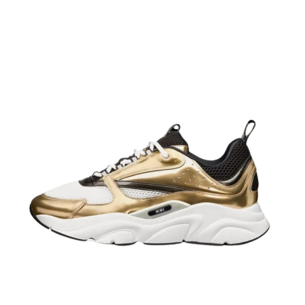 Dior B22 Weiß Schwarz Gold-tone