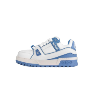 LV Trainer Maxi Sneaker White Blue