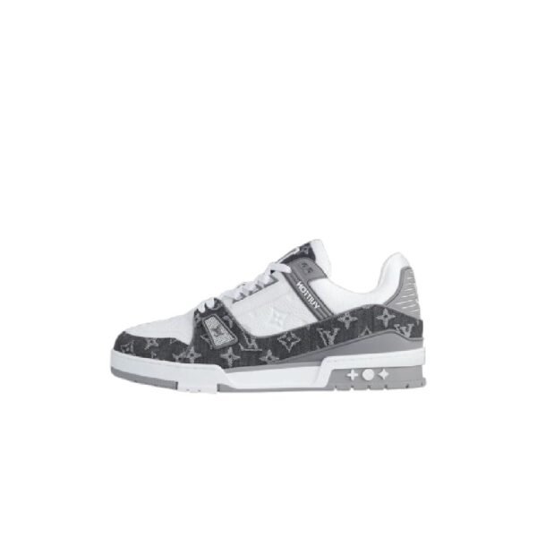 LV Trainer Sneaker denim Grey