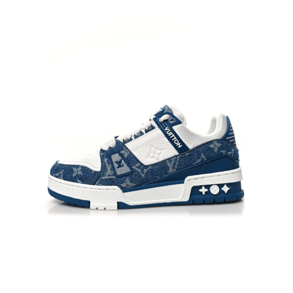 LV Trainer Sneaker White/Blue