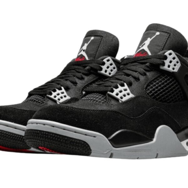 J4 Retro Se Black Canvas - Image 2