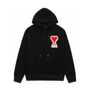 Am1 Hoodies Black Red