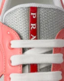 Prada Cup Coral/Silver Sneakers