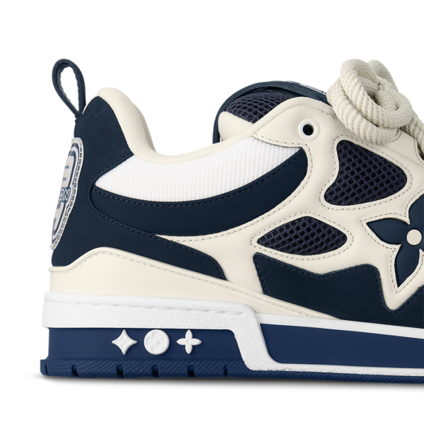 LV Skate Sneaker  White/Blue - Image 2