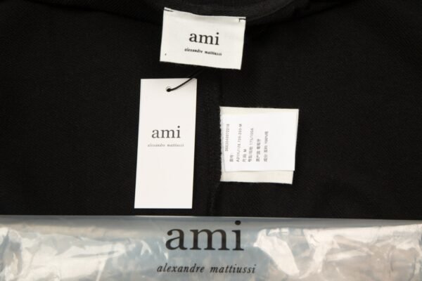 Ami Paris zipped hoodie  - Black - Image 9