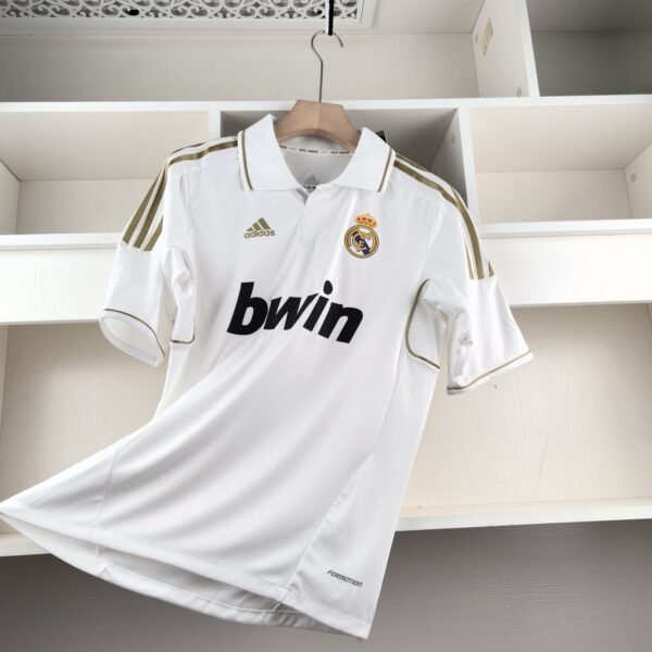 Real Madrid 2011-12 Home Kit - Retro Classic Jersey - Image 2