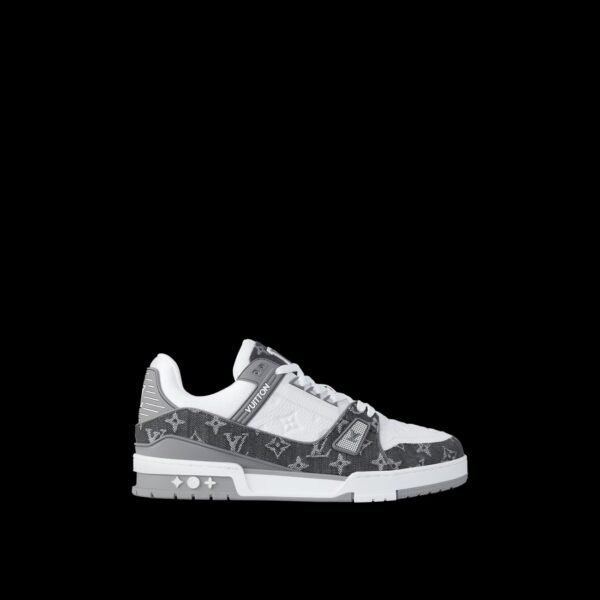 LV Trainer Sneaker denim Grey - Image 3